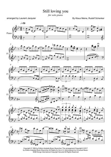 Still Loving You (arr. Laurent Jacquier)