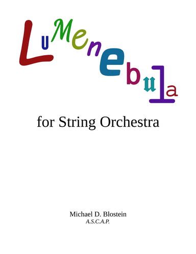 Lumenebula (score only) - Score Only