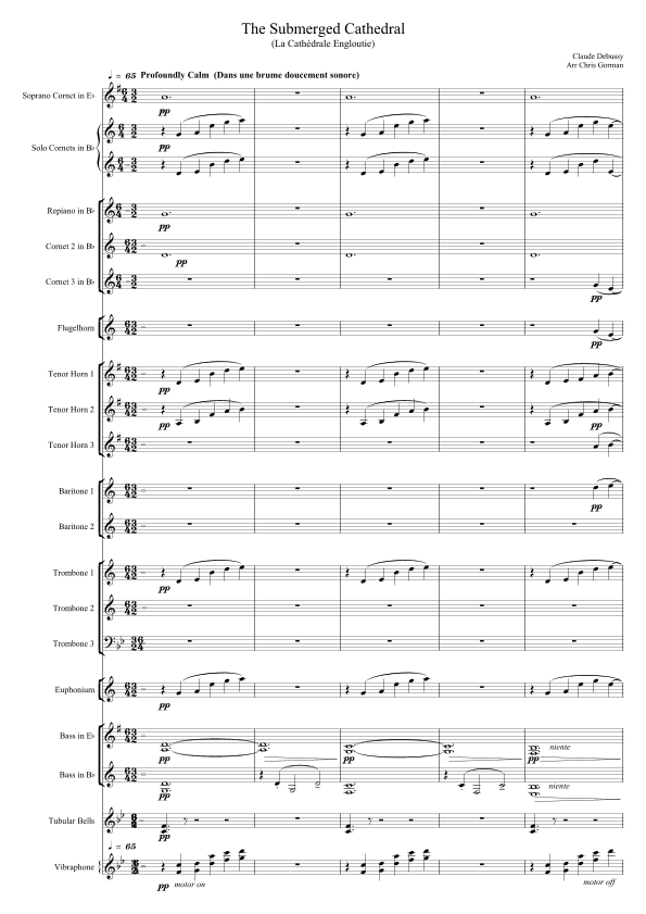 The Submerged Cathedral (arr. Chris Gorman)