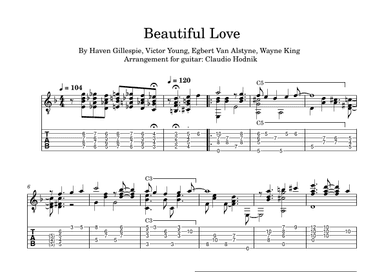 Beautiful Love (arr. Claudio Hodnik)
