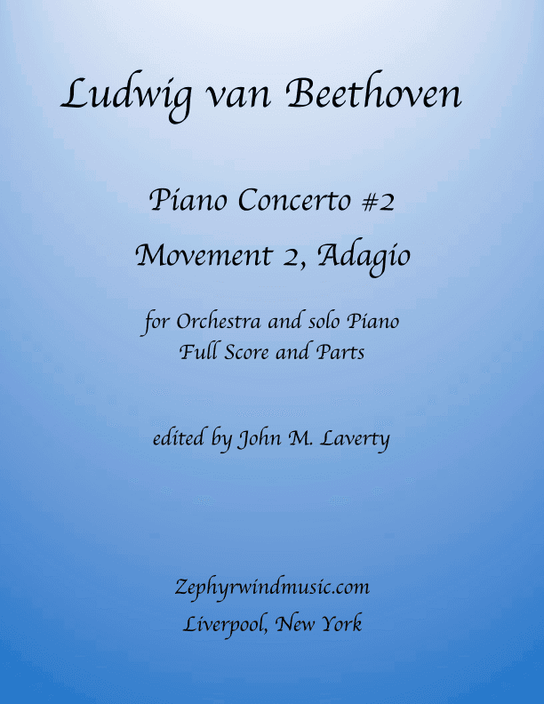 Piano Concerto No. 2, Movement 2, Adagio (arr. John M. Laverty)