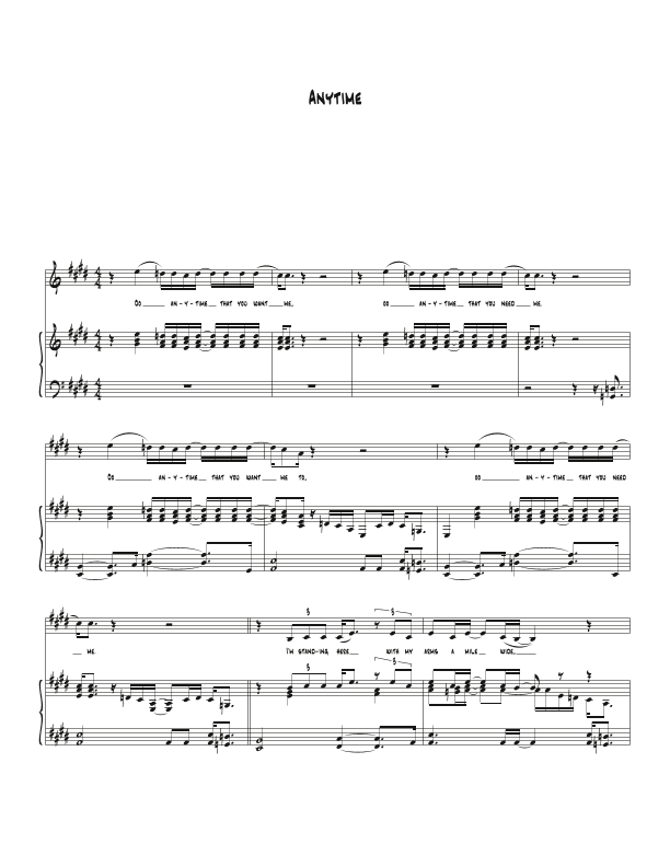 Anytime (arr. Biegler)