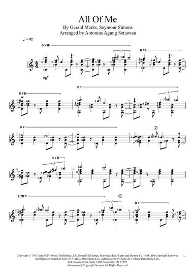 All Of Me (arr. Antonius Agung Setiawan)