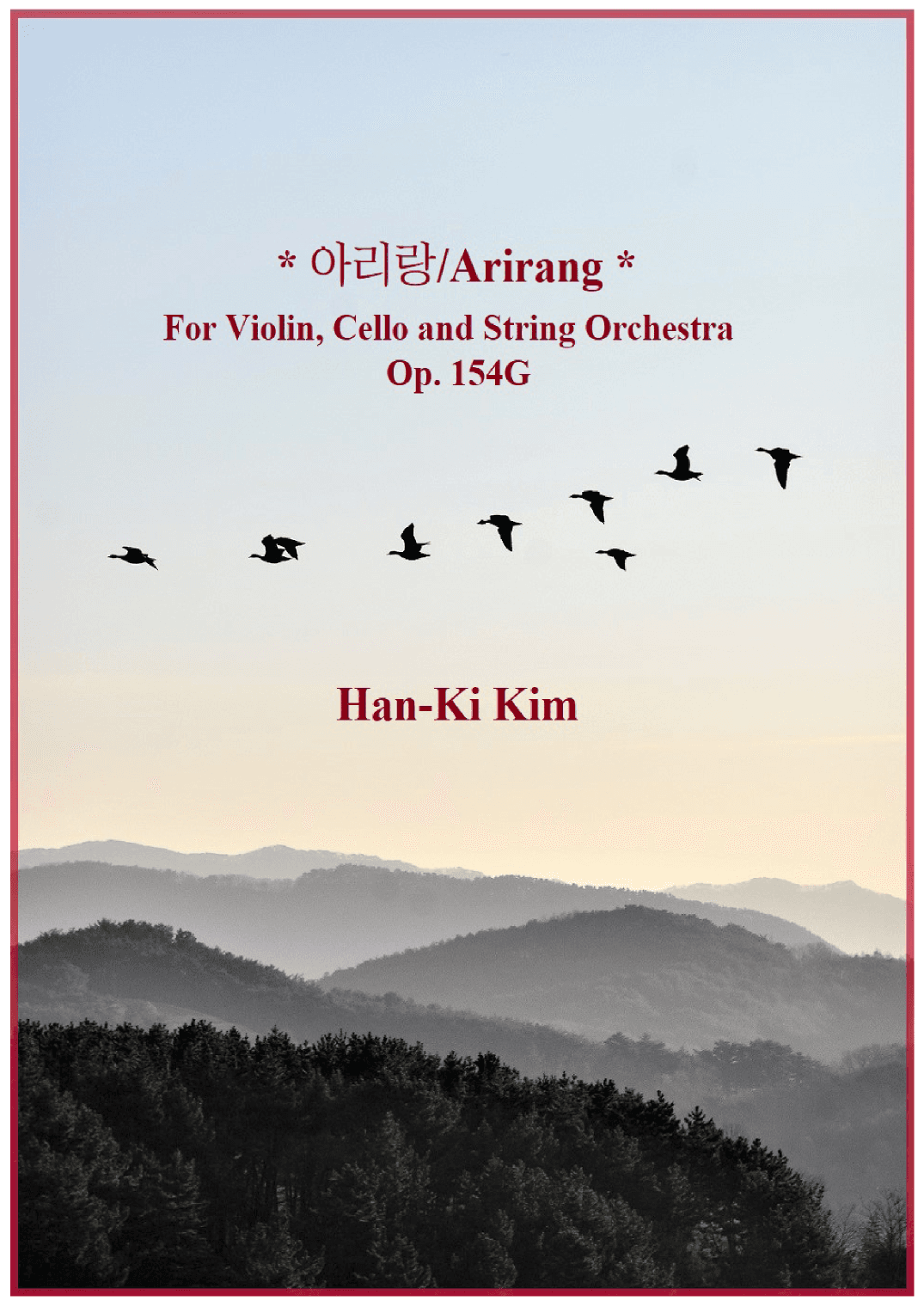 Arirang (For Violin, Cello and S.Orchestra) (arr. Han-Ki Kim)