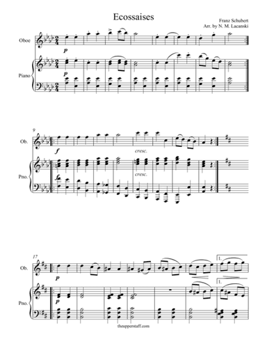 Ecossaises (arr. Nick Lacanski)