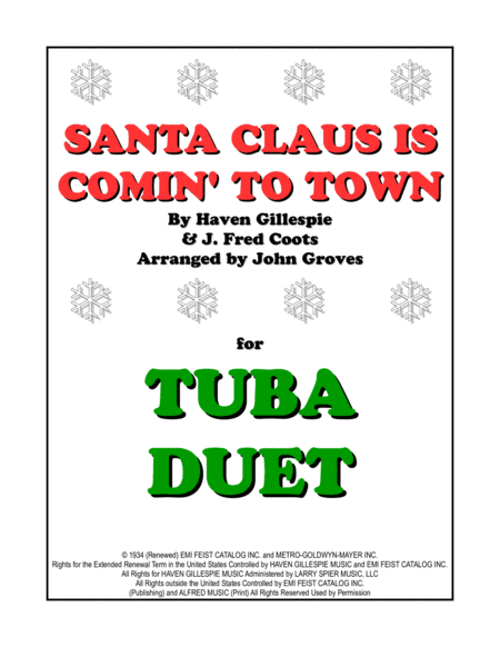 Santa Claus Is Comin' To Town (arr. John Groves)