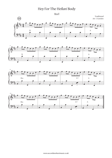 Hey For The Heilan' Body (arr. Julia Gordon)