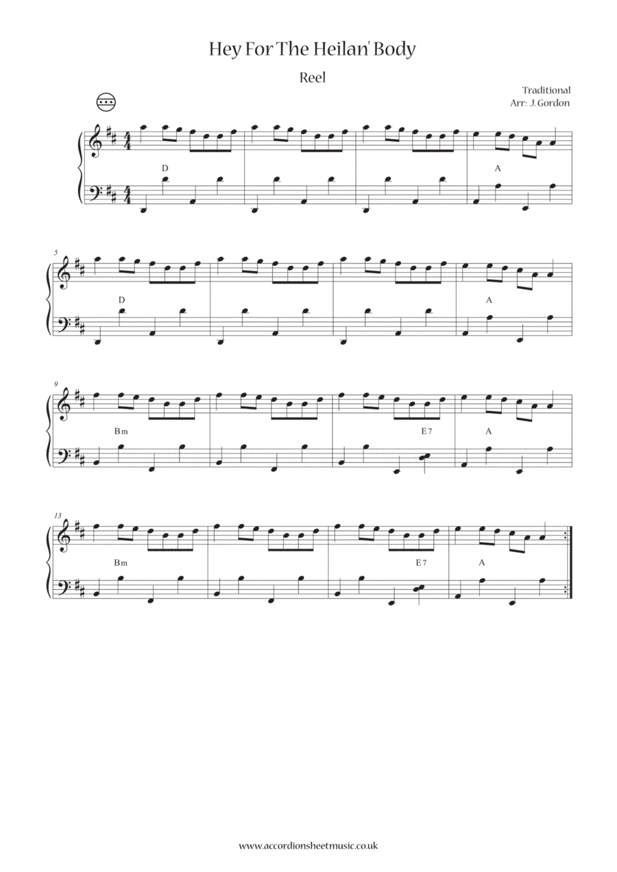 Hey For The Heilan' Body (arr. Julia Gordon)