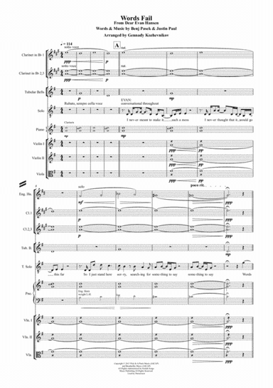 Words Fail (arr. G. Kozhevnikov)