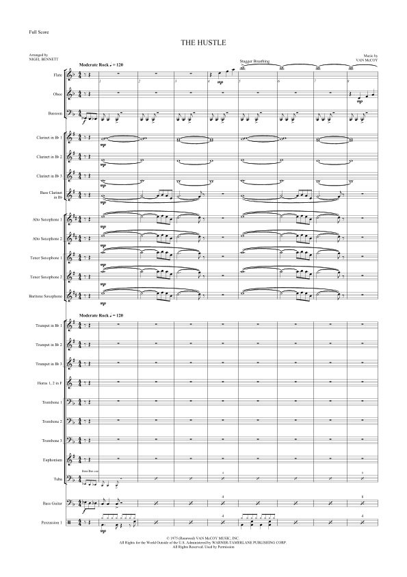 The Hustle (arr. Nigel Bennett)