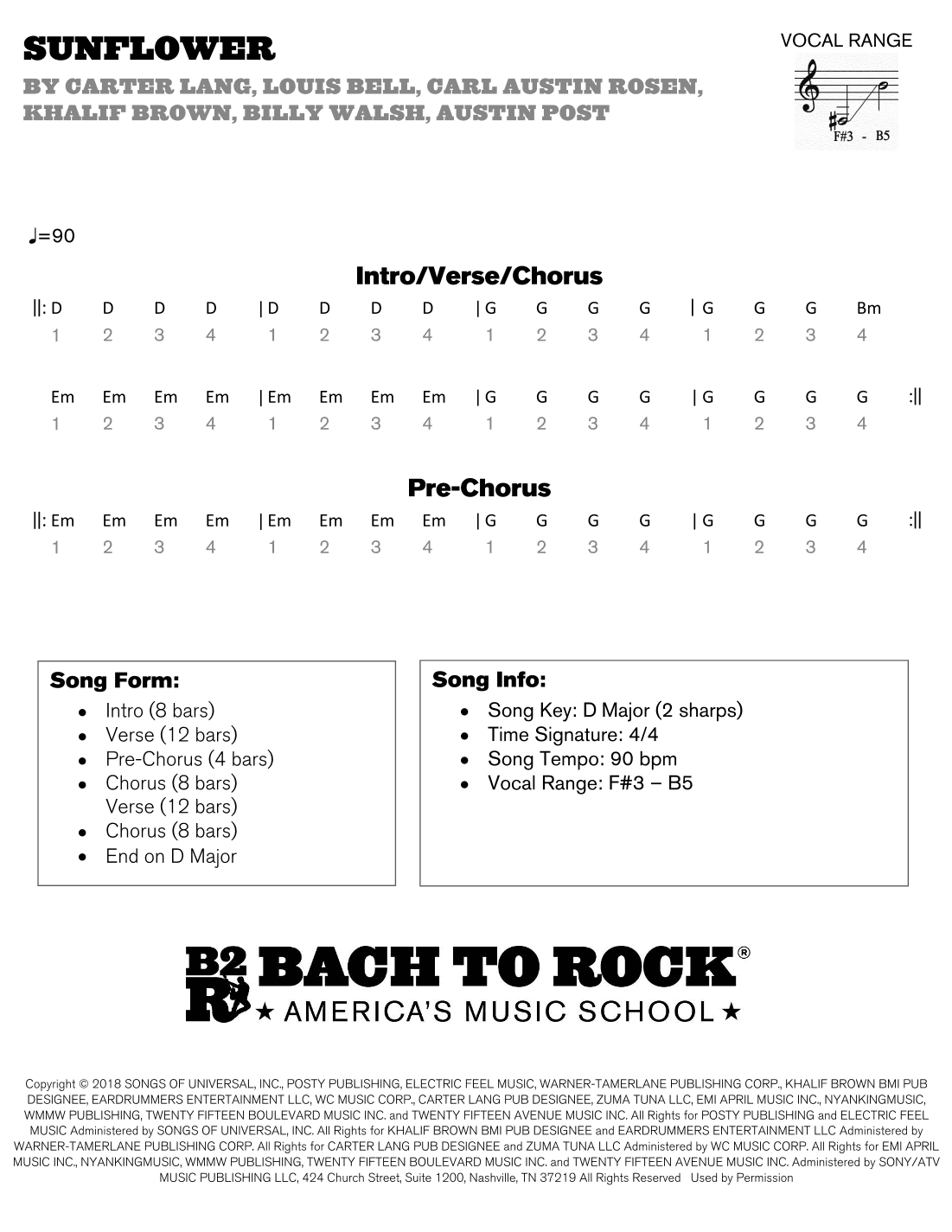 Sunflower (arr. Bach to Rock)