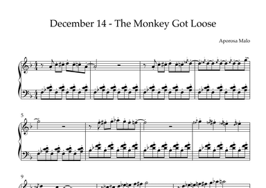 December 14 - The Monkey Got Loose