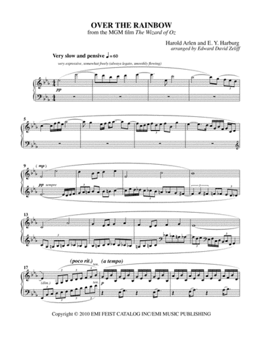 Over The Rainbow (arr. Edward David Zeliff)