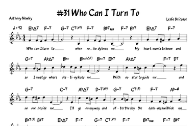 Who Can I Turn To? (arr. John Fries)