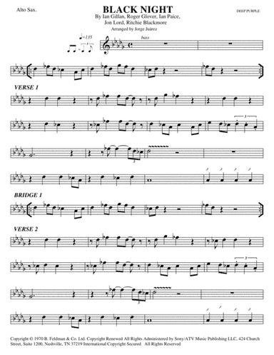 Black Night (arr. Jorge Juárez)