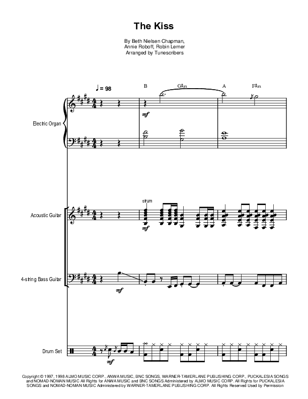 This Kiss (arr. Tunescribers)