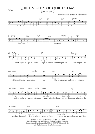 Quiet Nights Of Quiet Stars (corcovado) (arr. Alex Nunes Rodrigues)