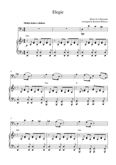 Elegie (arr. Kaiserin Rebecca)