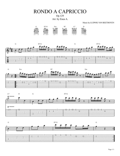 RONDO A CAPRICCIO (arr. Enea A.)