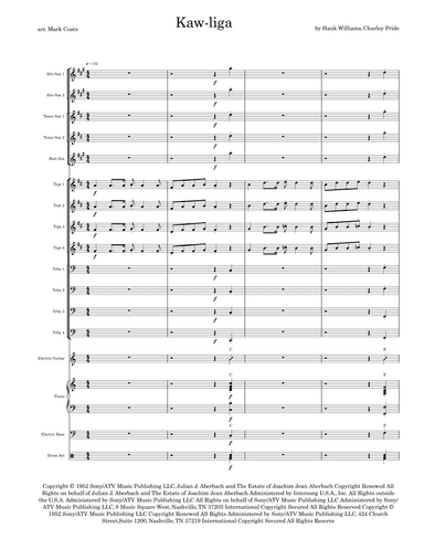 Kaw-liga (arr. Mark Coats)