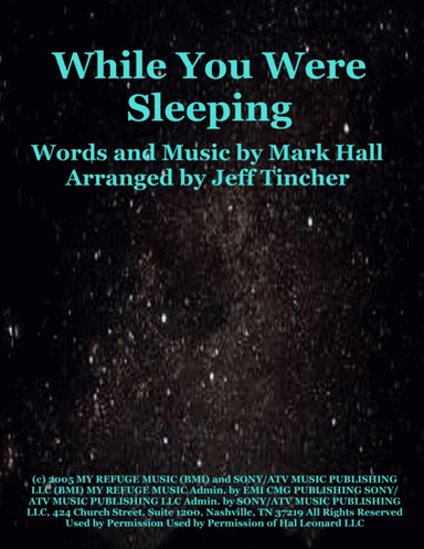 While You Were Sleeping (arr. Jeff Tincher)
