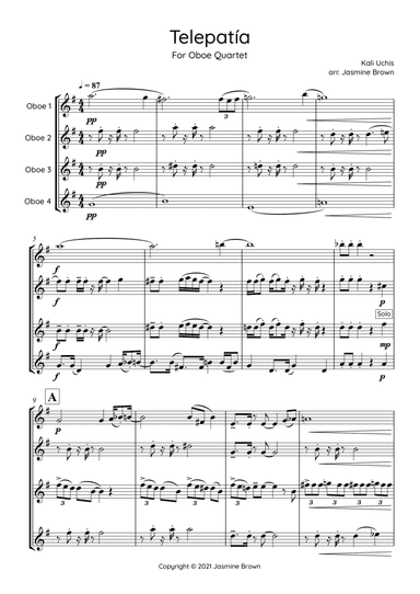 Telepatia (arr. Jasmine Brown)