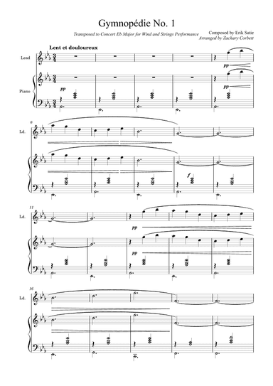 Gymnopédie No. 1 (arr. Zachary Corbett)