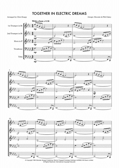 Together In Electric Dreams (arr. Chris Knapp)