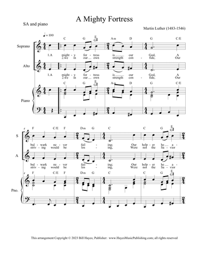 A Mighty Fortress (arr. Bill Hayes)