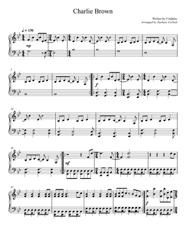 Charlie Brown (arr. Zachary Corbett)