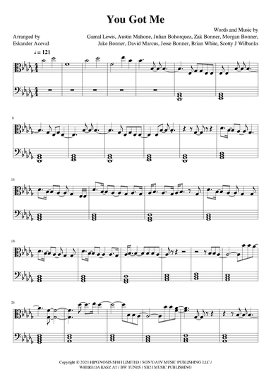 You Got Me (arr. Eskander Aceval)