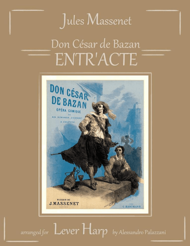 Don Cesar de Bazan: Entr'acte - for Lever Harp (arr. Alessandro Palazzani)
