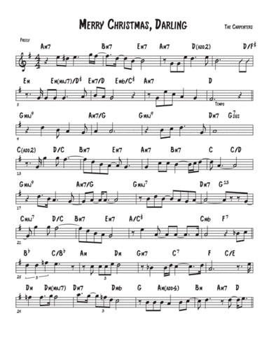 Merry Christmas, Darling (arr. David M Fagnant)