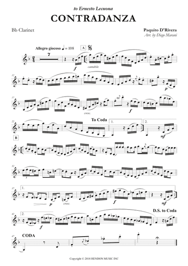 Contradanza - Duo (arr. Diego Marani)