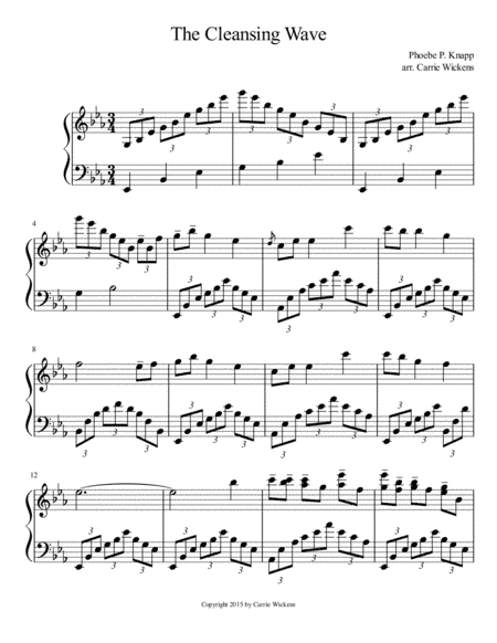 The Cleansing Wave (arr. Carrie Wicken)