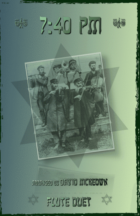 7.40pm, Traditional Klezmer tune for Flute Duet (arr. David McKeown)