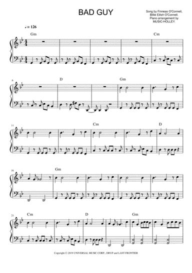 Bad Guy (arr. Music-holley)
