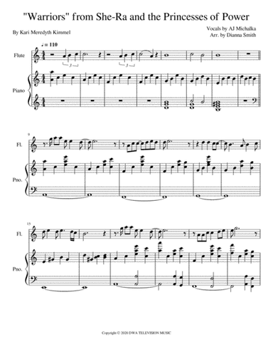 Warriors (she-ra Main Title) (arr. Dianna Smith)