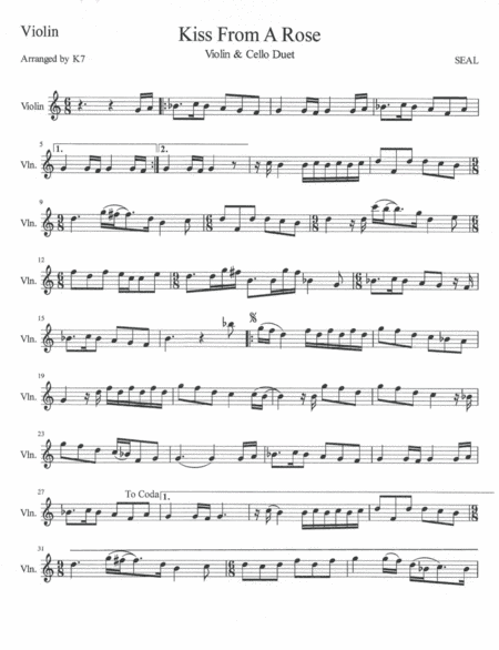 Kiss From A Rose (arr. K7)
