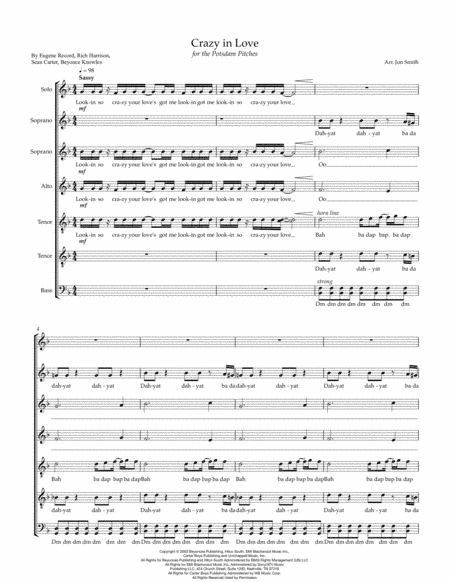 Crazy In Love (arr. Jon Smith)