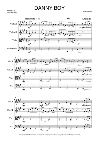 Danny Boy (arr. Tiago Cordeiro)