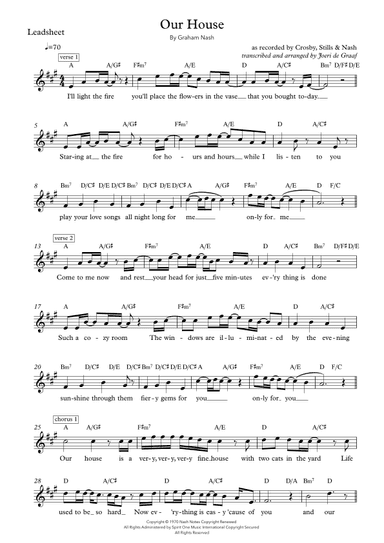 Our House (arr. Joeri de Graaf)