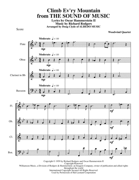 Climb Ev'ry Mountain (arr. Doug Clyde)