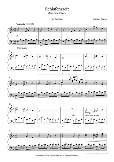 Schlafenszeit (Sleeping Time)