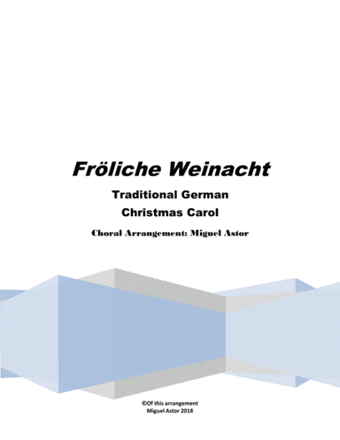 Fröliche Weinacht (arr. Miguel Astor)