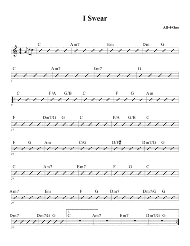 I Swear (arr. David M Fagnant)