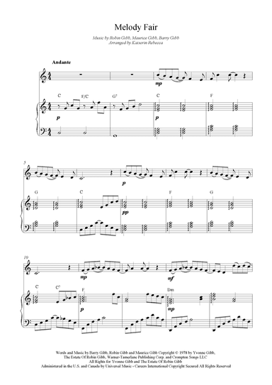 Melody Fair (arr. Kaiserin Rebecca)