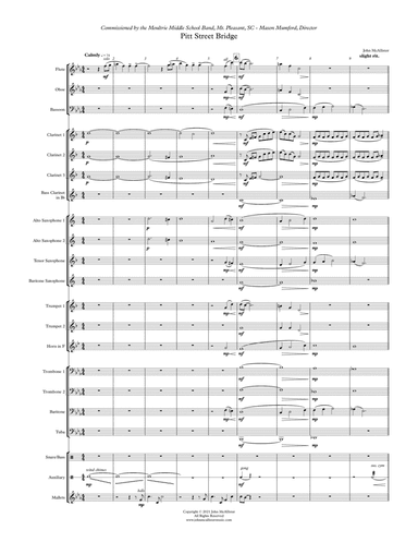 Pitt Street Bridge - for Concert Band