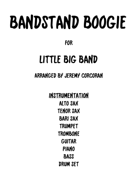 Bandstand Boogie (arr. Jeremy Corcoran)