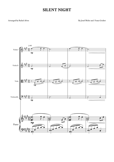 Silent Night (arr. Rafael Alves)